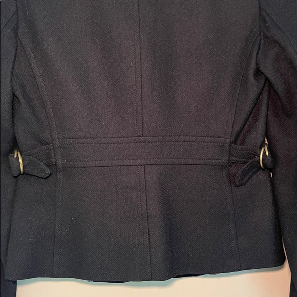 J Crew Robert Noble Black Wool Blazer Size 6 - Picture 6 of 8